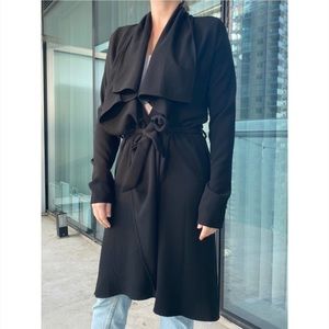 Long Black Thin Blazer, size XS